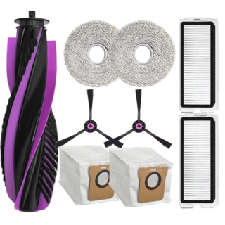 비브랜드 호환 jonr 존알 p20 pro 소모품, 1개, 메인브러시 사이드브러시 물걸레 먼지봉투 필터 9pcs