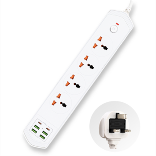 루루미 영국 싱가폴 여행 유학 워홀 멀티탭 어댑터, 1개