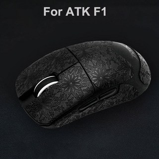 마우스 그립 테이프 스케이트 수제 스티커 미끄럼 방지 도마뱀 피부 ATK F1 PRO MAX Ultimate/ATK Ultra Mo, 04 F1-SN-BK