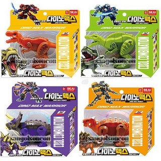 다이노 맥스 공룡변신 로봇 4종세트 티라노사우르스 로봇 트리케라톱스 로봇, 1개