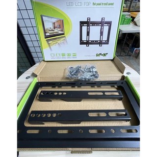 通用型電視壁掛架 適用14-42吋LCD LED螢幕 冷軋鋼板承重30公斤, Black