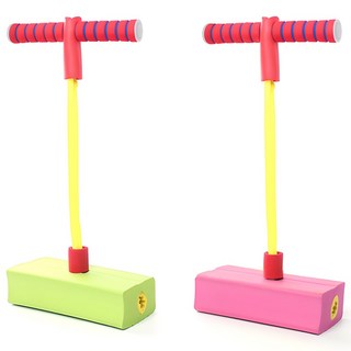 실내 스카이점핑 무소음 스펀지폼 성장판 유아놀이용 아동 어린이집 점프 균형 승용 장난감 남아 여아, W69001A(그린 1+1, 1세트