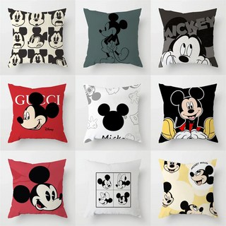 米老鼠造型抱枕靠墊：新款網紅ins風，汽車床頭沙發裝飾，可拆洗設計，抱枕/枕頭二合一, DCT11,40x40厘米(枕套+枕芯)