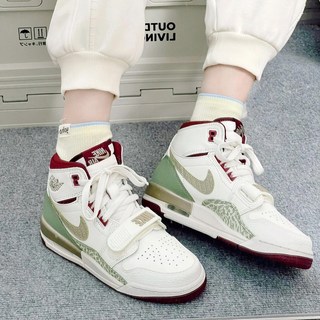 臺灣熱銷 Air Jordan Legacy 312 球鞋 紅綠 龍年限定 GS 帆白 FZ5047-120 HF