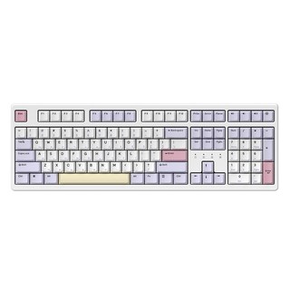 한성컴퓨터 8K 유무선 게이밍 기계식키보드 브라운슈가 토독 35g, 저소음 갈축, TFG Cloud Max CF 염료승화, 퍼플하트