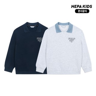 네파 키즈 네파키즈 본사 KKE5305 어드벤쳐 카라 맨투맨