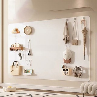 [SMTONE] 접착식 자석 벽지 마그네틱 자석 시트지 주방 거실 인테리어 부착 60x90cm 자석보드판 DIY 재단 가능, 자석벽지