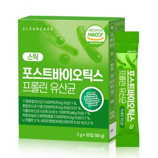 포스트바이오틱스 프롤린 유산균 스틱, 60g, 1개