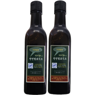 지리산 메뚜기쌀로 빚은 두곡막걸리 천연발효식초(두곡양조장)-[원산지: 경상남도 산청군], 2개, 300ml