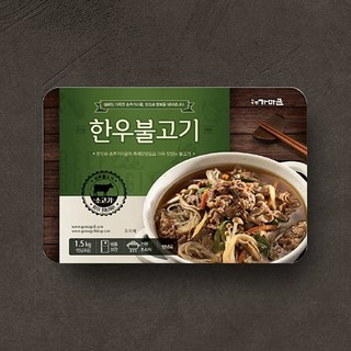 (12/30 오전9시 이후 주문건 1/5일 순차출고)한우불고기전골 1.5kg, 1개