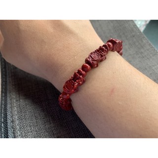 畫意坊 貔貅手鍊 硃砂高含量 貔貅手珠 閨蜜手鍊 轉運辟邪 開運招財