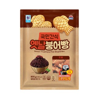 대림 국민간식 옛날 붕어빵 단팥 400g, 1개