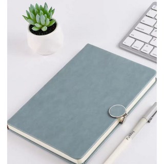트랜드파이 A5 가죽커버 만년 다이어리 자석플래너, 스카이블루