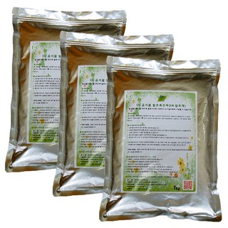 이엠허브 EM 음식물 발효촉진제 3kg 음식물쓰레기 미생물 비료 퇴비, 1kg, 3개