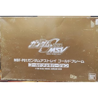 MBF-P01 1/100 限定版 2004 金異端 紅異端 SEED 鋼彈模型 L35, 1個
