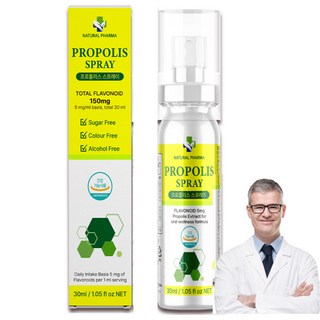 내츄럴파마 호주 프로폴리스 스프레이 고함량 마누카꿀 면역보강, 1개, 30ml