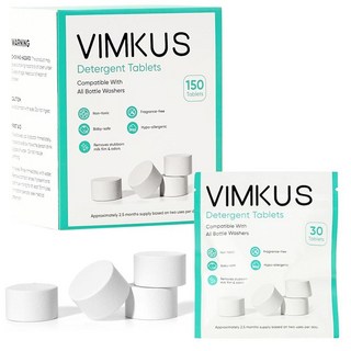 Baby Brezza Momcozy 병 세척기와 호환되는 세제 태블릿 150개 모든 브랜드 아기 젖병 와셔용 세척 블록, Baby Brezza, Momcozy 병 세척기와 호환, 1개