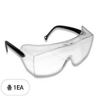 쓰리엠 안경겸착용 보안경 OX1000, 투명, 1개