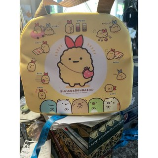 角落小夥伴便當盒 雙層餐盒附保溫保冷袋 可愛卡通餐盒, 角落生物「炸蝦」保溫保冷袋, 1個