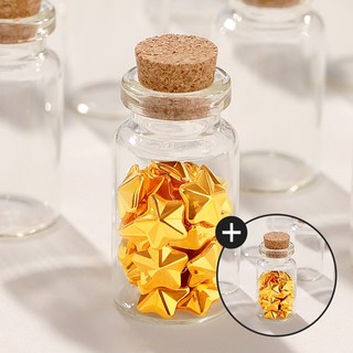 [골드팡] 24K순금 콩알별 오브제 0.5g +미니유리병 증정 (당일도착) 순도99.9 통통 소액금투자 미니골드바 행운추천 금테크 고급 감사선물 땅콩금 쌀알금 주물금 덩어리
