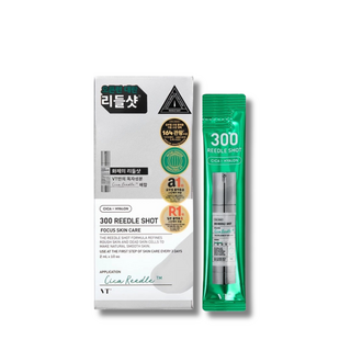 VT 微晶精華10入組 微針精華 修護 亮白 補水 抗皺 改善痘印 毛孔, 1個, 基礎款微針精華300(2ml*10), 20ml