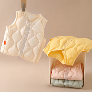 코코몽드 KC인증 백 오리털 충전재 아동용 경량 푹신한 덕다운 패딩조끼 CC-8625114