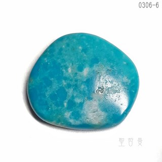 亞美尼亞綠松石半拋原礦0306-6號 土耳其石/Turquoise 財富、健康、快樂、幸運石