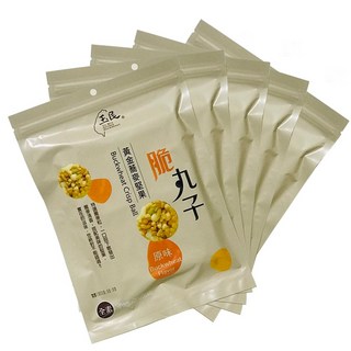 玉民 黃金蕎麥堅果脆丸子(蕎麥原味)(45g/包)(長榮點心 機上嚴選), 45g, 5包