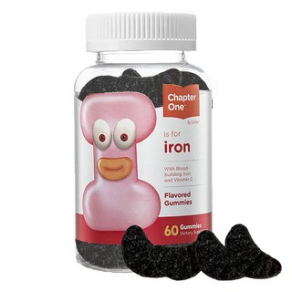 Zahler Chapter Six 鐵質風味軟糖, 1個, 60錠