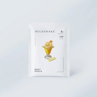 BODY GOALS 香蕉奶昔 輕巧方便 每包含有8克蛋白質 120大卡, 30kg, 1個