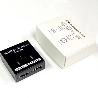 HDMI 2.0 雙向切換器，支援 4K/3D 高清視頻，一進二出/二進一出, 1個, HDMI切換器 二進一出
