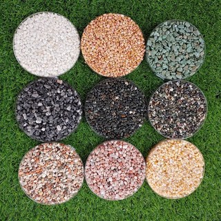 콩자갈 1kg 3kg 레몬옐로우 퍼플 밀키화이트 블랙 AB AQ AK AP화분 어항 조경, 해란석, 3-5mm, 1개