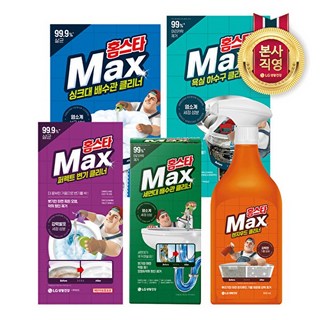 홈스타 맥스 2입 싱크대/변기/세면대/렌지후드/하수구 클리너 5종 택1, 세면대 배수관 클리너 x 2개, 2개, 120g