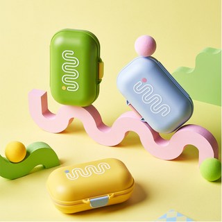 아임봄 파스텔 여행용 물빠짐 비누 케이스 보관함 비누곽, 옐로우, 1개