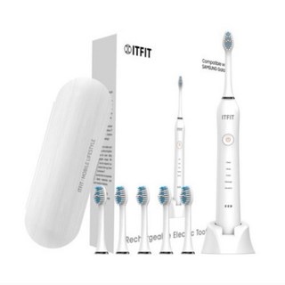 ITFIT 五段式聲波電動牙刷 可連結三星Galaxy手機監測刷牙, 1個