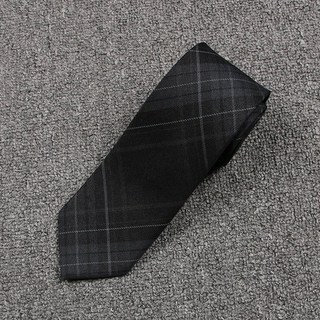 碳灰格紋日系JK制服領結襯衫領帶，校服裙領花蝴蝶結，學院風時尚配件