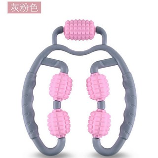 有貨 瑜伽墊 每日瑜伽居家運動防滑環保瑜伽墊 宿舍初學者女生瑜伽墊 減肥瘦身美腿YNIR, 1個, 【強力瘦腿】粉色夾腿按摩器