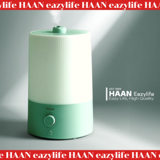 [ 심플 무드 ] 한경희 초음파 가정용 가습기 1위 4L 대용량 무드등, 그린 ( 리모컨 X )