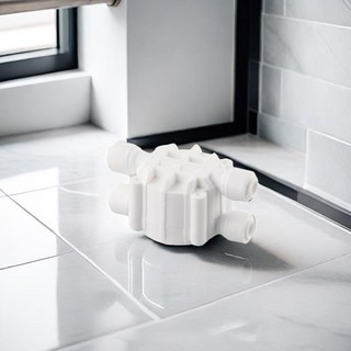 4 방향 RO 자동 차단 밸브 스위치 1/4 정수기 역삼 투 시스템 물 절약 플라스틱 밸브 스위치, 01 빠른