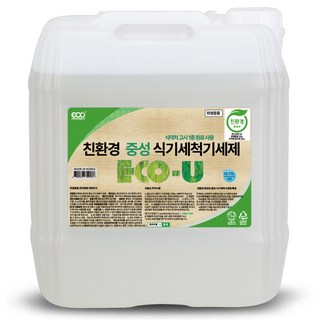 친환경 중성 식기세척기세제 18.75L 1종 원료 사용, 1개
