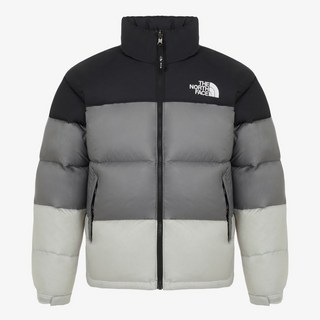 [국내정식매장] 노스페이스 패딩 The North Face M'S BLOCK NUPTSE JACKET - EBONY