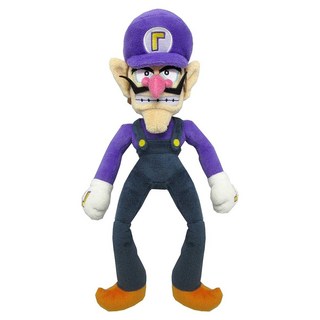 三英貿易 超級瑪利歐 瓦路易吉絨毛娃娃，可愛造型，柔軟舒適，收藏送禮皆宜, 1個, 約31 cm