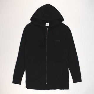 자라 블랙 레이온 언발란스 집업 긴팔 후드티셔츠 S 여성 WH580 빈티지컴퍼니