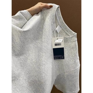 外貿重磅灰色T恤 男女同款打底短袖上衣 專櫃品質抗皺休閒衫, 黑色【夏季熱銷】高品質,2XL 67.5-80.0公斤【正版品質