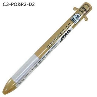 mimi 日本製 雙色原子筆 星際大戰 Star Wars (風暴兵/黑武士/C3PO/R2D2), 1個