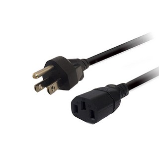 標準三插 1.8米 印表機電源線 適用多種設備 黑色 耐用可靠, 1個, 1.8