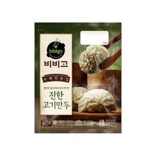 비비고 수제진한고기만두, 327g, 8개