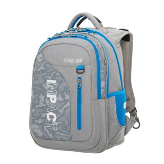 《新品》【IMPACT】怡寶 STARAIR系列成長型護脊書包-灰色 IM00303GY