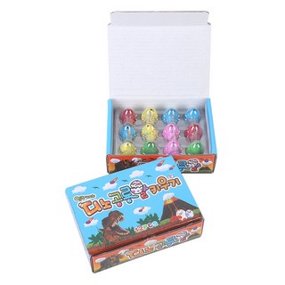 恐龍蛋孵化蛋泡水可膨脹變形特大號霸王龍模型創意兒童泡水小玩具, 小號恐龍蛋12個裝, 1個