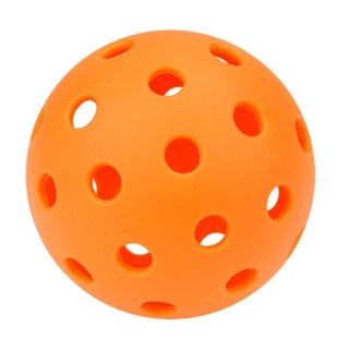 匹克球 皮克球 40孔室外球 26孔室內球組合 專業耐用訓練匹克球拍, 1個, 26孔 橘色【室內球】, 橘色